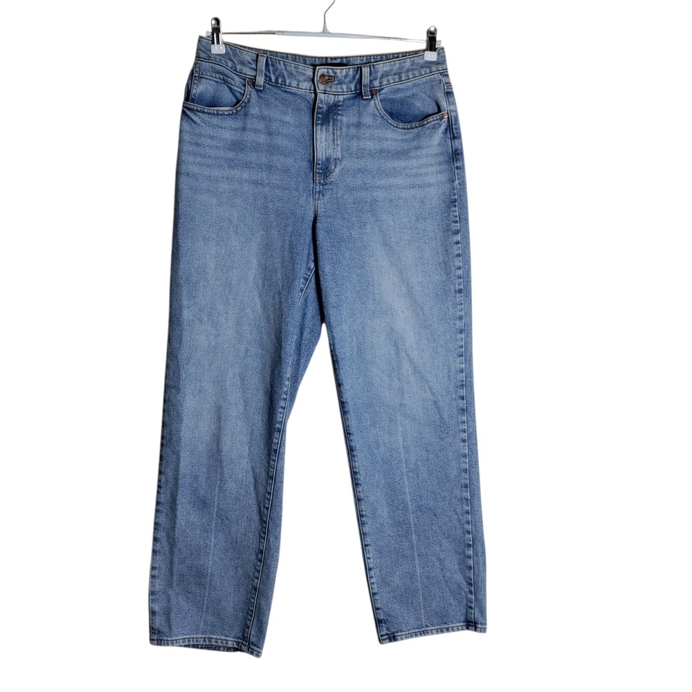 Talbots High Waist Relaxed Jean Womens Size 8 Medium Wash Blue Denim Pants